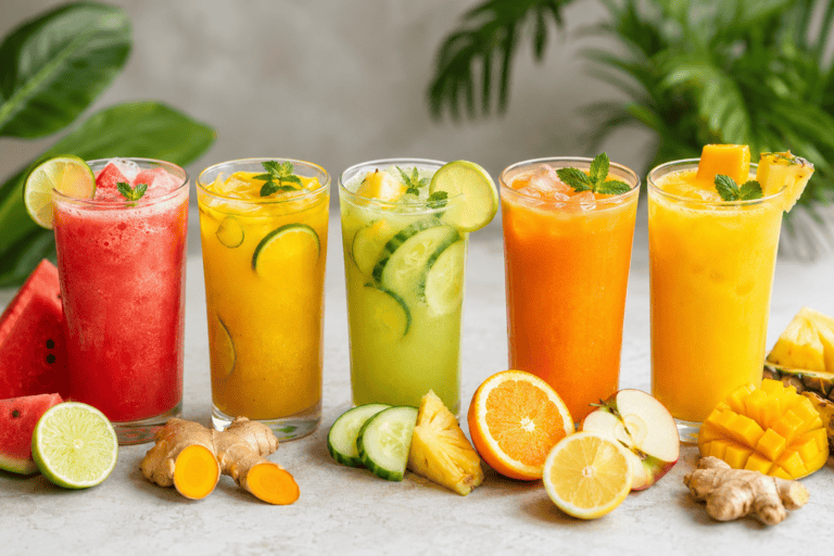 healthy summer drinks